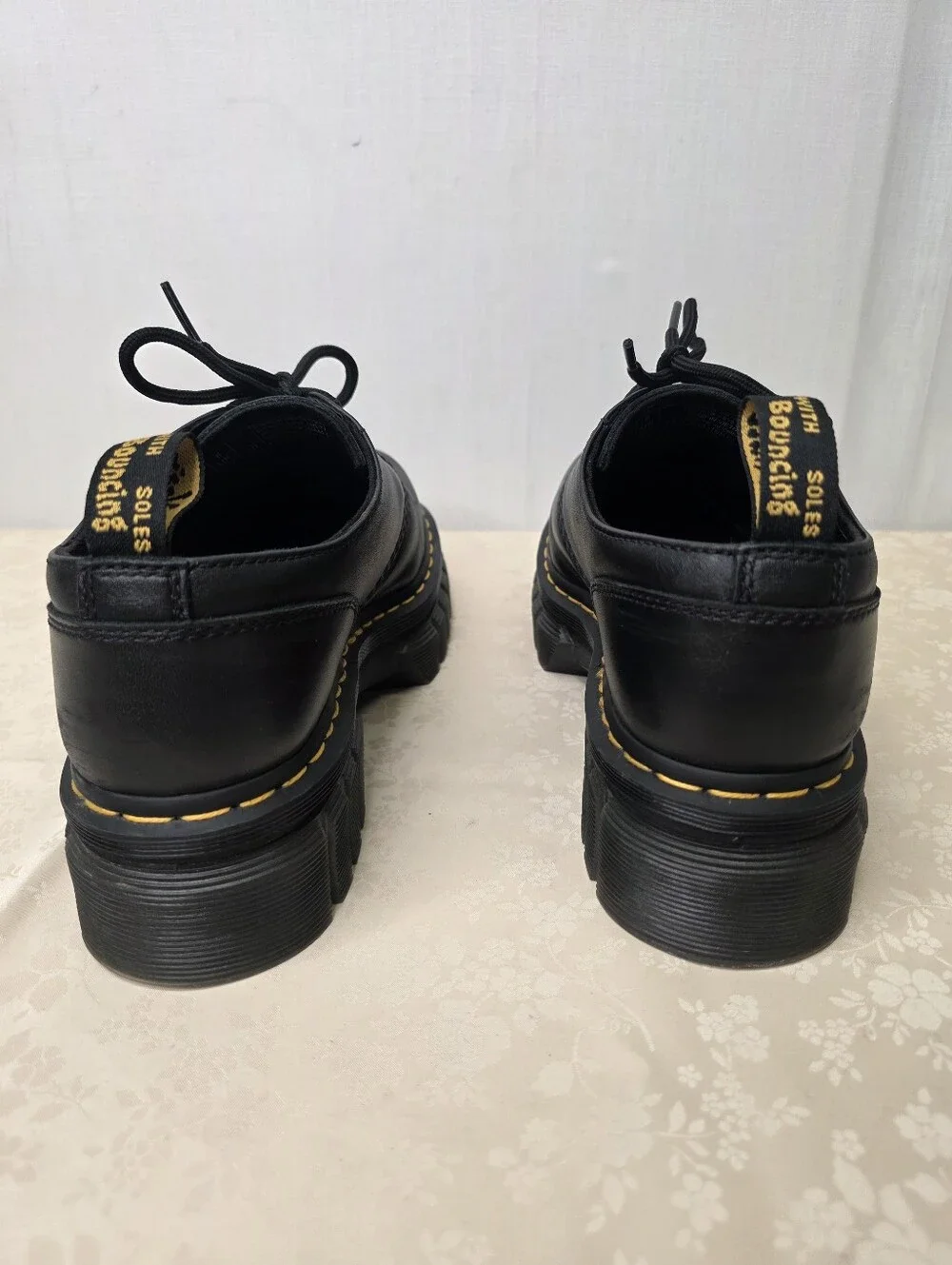 Dr. Martens Audrick 3-Eye Platform Oxford Shoes Black Women’s Size 10 / EU 42